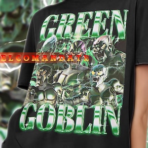 GREEN GOBLIN Shirt, Green Goblin Vintage Shirt, Green Goblin Retro 90s Tshirt, Green Goblin Bootleg Tee, Green Goblin Sweater