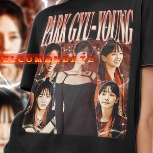Tシャツ・カットソー SATUR [Park Gyu-young PICK] (W) Classic Logo Short Sleeve T- PARK GYU-YOUNG Shirt - Park Gyu-young Vintage Shirt, Park