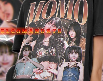 TWICE モモ レトロ ブートレグ Tシャツ - TWICE シャツ - Kpop