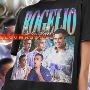 Camisa ROGELIO DE LA Vega, Camisa Vintage Rogelio De La Vega, Camiseta Retro 90s Rogelio De La Vega, Camiseta Bootleg Rogelio De La Vega