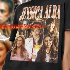 JESSICA ALBA Homage Shirt, Jessica Alba Retro Shirt, Jessica Alba 90s Tshirt, Jessica Alba Bootleg Tee, Jessica Alba Fan Tee