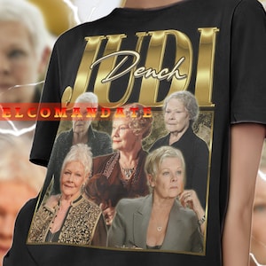 JUDI DENCH Vintage Shirt, Judi Dench Hommage Tshirt, Judi Dench Fan T-Shirts, Judi Dench Retro 90er Jahre Pullover, Judi Dench Merch Geschenk, Judi Dench