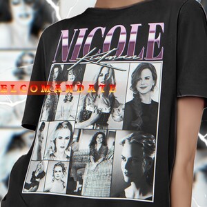 NICOLE KIDMAN Vintage Shirt, Nicole Kidman Homage Tshirt, Nicole Kidman Fan Tees, Nicole Kidman Retro 90s Sweater, Nicole Kidman Merch Gift