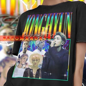 若者の大愛商品 Jonghyun T Shinee Shirt, Shinee T-shirt, Jonghyun Shirt, アイドル
