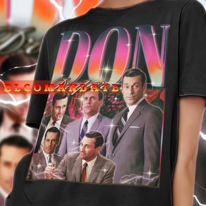 DON DRAPER Shirt, Don Draper Vintage Shirt, Don Draper Retro 90s Tshirt, Don Draper Sweatshirt, Don Draper Longsleeve, Don Draper Vintage