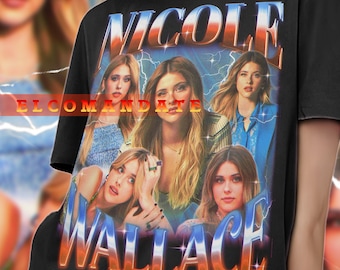 NICOLE WALLACE Fan Tees, Nicole Wallace Retro 90s Sweater, Nicole Wallace Merch, Nicole Wallace Vintage Tshirt, Nicole Wallace Homage Tshirt