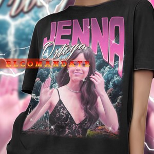 JENNA ORTEGA Vintage Shirt, Jenna Ortega Homage Tshirt, Jenna Ortega Fan Tees, Jenna Ortega Retro 90s Sweater, Jenna Ortega Merch Gift