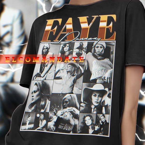 FAYE DUNAWAY Homage Shirt, Faye Dunaway Vintage Tshirt, Faye Dunaway Fan Tees, Faye Dunaway Retro 90s Sweater, Faye Dunaway Merch Gift