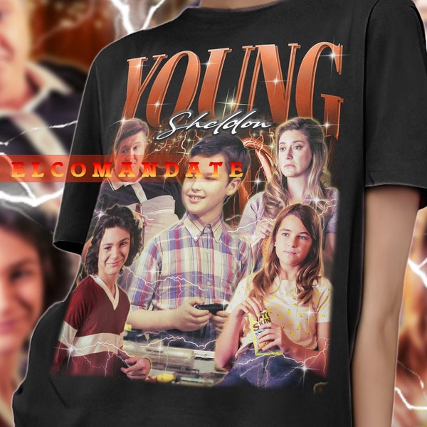 YOUNG SHELDON Vintage Shirt, Young Sheldon Homage Tshirt, Young Sheldon Fan Tees, Young Sheldon Retro 90s Sweater, Young Sheldon Merch Gift