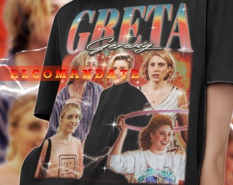 Camisa vintage de GRETA GERWIG, camiseta homenaje a Greta Gerwig, camisetas de fans de Greta Gerwig, suéter retro de los 90 de Greta Gerwig, regalo de merchandising de Greta Gerwig
