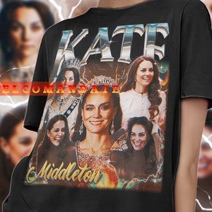 KATE MIDDLETON Vintage Shirt, Kate MIDDLETON Hommage Tshirt, Kate MIDDLETON T-Shirt, Retro 90er Jahre Pullover, Kate MIDDLETON Merch
