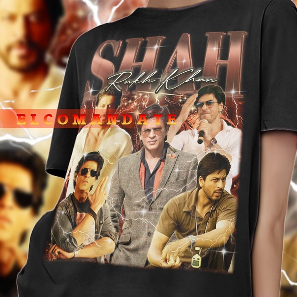 SHAH RUKH KHAN Vintage Shirt, Shah Rukh Khan Homage Tshirt, Shah Rukh Khan Fan Tees, Shah Rukh Khan Retro 90s Sweater, Shah Rukh Khan Merch