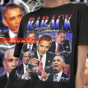 BARACK OBAMA Shirt, Barack Obama Vintage Shirt, Barack Obama Retro 90s Tshirt, Barack Obama Sweatshirt, Barack Obama Longsleeve