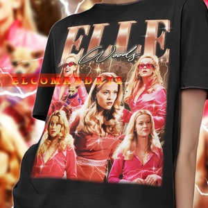 ELLE WOODS  Vintage Shirt, Elle Woods  Homage Tshirt, Elle Woods  Fan Tees, Elle Woods  Retro 90s Sweater, Elle Woods  Merch Gift, Elle