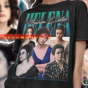 ヘレナ・ボナム・カーター ヴィンテージ シャツ、ヘレナ・カーター オマージュ T シャツ、ボナム・カーター ファン T シャツ、ヘレナ・カーター レトロ 90 年代、ヘレナ・カーター グッズ ギフト