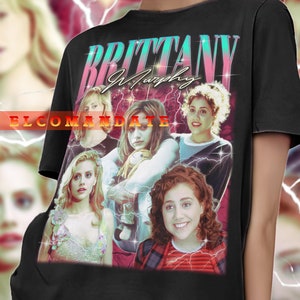 Camisa vintage BRITTANY MURPHY, camiseta homenagem a Brittany Murphy, camisetas de fãs de Brittany Murphy, suéter retrô dos anos 90 de Brittany Murphy, Brittany Murphy