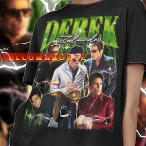 Maglietta vintage DEREK ZOOLANDER, maglietta omaggio a Derek Zoolander, magliette dei fan di Derek Zoolander, maglione retrò anni '90 di Derek Zoolander, Derek Zoolander