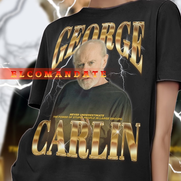 GEORGE CARLIN Vintage Shirt, George Carlin Hommage Tshirt, George Carlin Fan T-Shirt, George Carlin Retro 90er Jahre Pullover, George Carlin Merch Geschenk