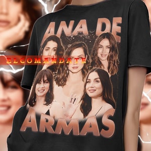 Vintage shirt ANA DE ARMAS, T-shirt Ana De Armas Hommage, T-shirts Ana De Armas-fan, retrotrui Ana De Armas jaren 90, Ana De Armas merchandise cadeau