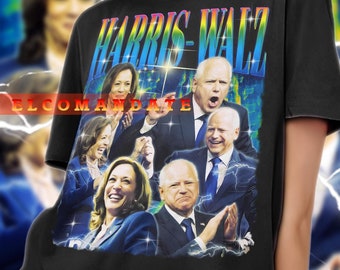 HARRIS WALZ Shirt, Harris Walz Vintage Shirt, Kamala Harris Politics Tshirt, Tim Walz Sweatshirt, Tim Walz Longsleeve, Tim Walz Minnesota