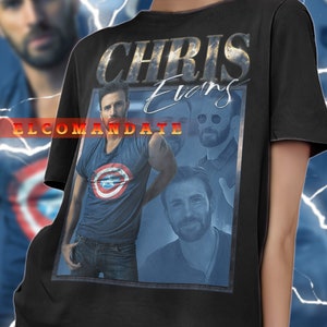 CHRIS EVANS Vintage Shirt, Chris Evans Homage Tshirt, Chris Evans Fan Tees, Chris Evans Retro 90s Sweater, Steve Rogers, Chris Evans Merch