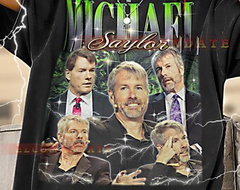 MICHAEL SAYLOR Bootleg Shirt, Michael Saylor Retro Tees, Tech Tycoon T-Shirt, Financial Alpha Longsleeve, Michael Saylor Vintage Sweater