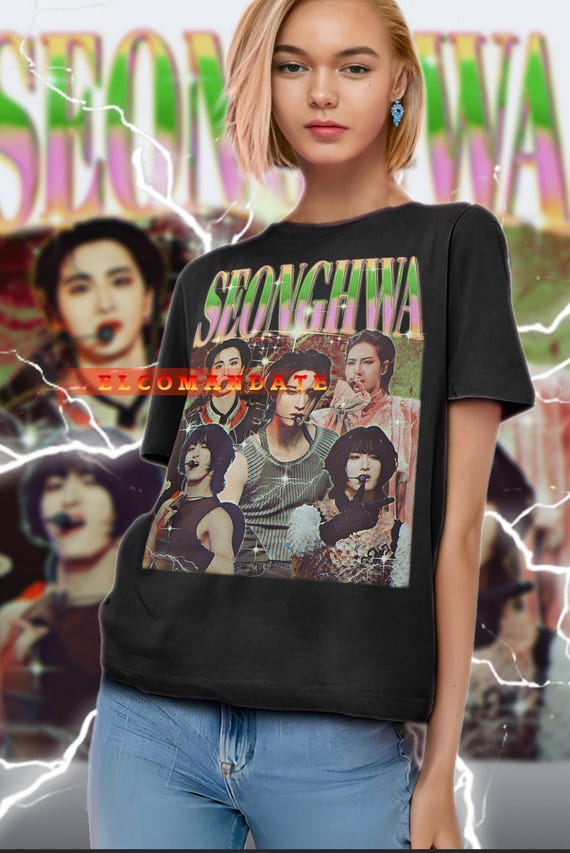 SEONGHWA ATEEZ Shirt, Seonghwa Vintage Shirt, Seonghwa Retro