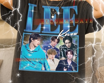 Lee Know Bootleg Shirt, Lee Know Vintage Tee, Lee Know 90s Tshirt, Lee Know Retro Tee, Lee Know Throwback, Stray Kids, Dancer, Kpop Idol