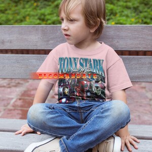 Camiseta TONY STARK, camiseta vintage Tony Stark, camiseta retro Tony Stark de los 90, sudadera Tony Stark, camiseta de manga larga Tony Stark, Tony Stark Irn Man imagen 3