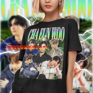 CHA EUN WOO Shirt, Astro - Cha Eun Woo Vintage Shirt, Cha Eun Woo Retro 90s Tshirt, Cha Eun Woo Bootleg Tee, Cha Eun Woo Sweater