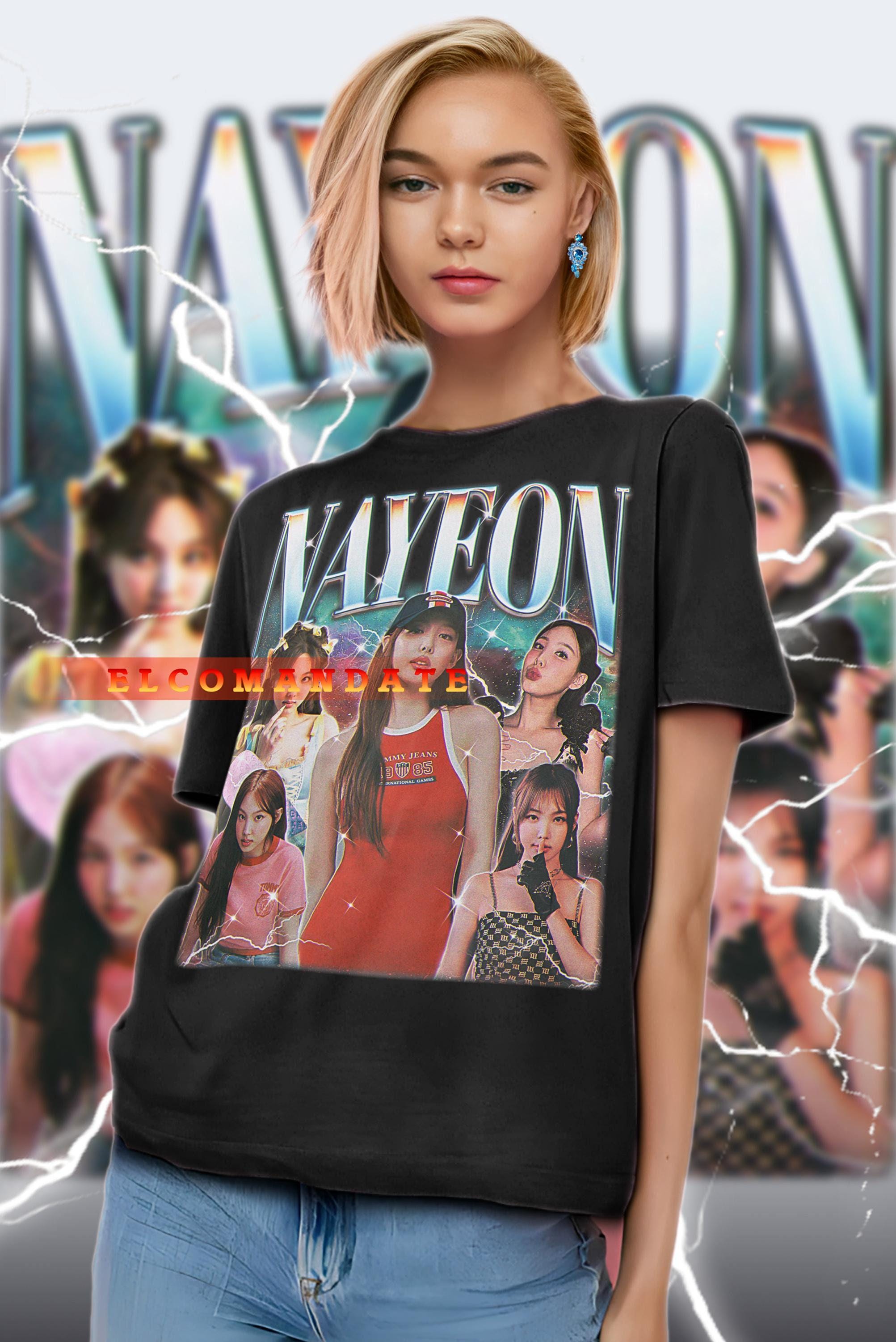 TWICE NAYEON Tシャツ Mサイズ T-SHIRT〈BLACK〉【M】/ NAYEON / TWICE『THIS IS FOR』 – JYP