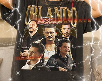 Orlando Bloom Bootleg Shirt, Orlando Bloom Vintage Tee, Orlando Bloom 90s Tshirt, Orlando Bloom Retro Tee, Actor Performer