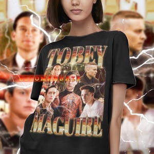 TOBEY MAGUIRE Vintage Shirt, Tobey Maguire Homage Tshirt, Tobey Maguire Fan Tees, Tobey Maguire Retro 90s Sweater, Tobey Maguire Merch Gift