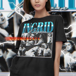 Actrice INGRID BERGMAN vintage shirt, Ingrid Bergman Hommage tshirt, Ingrid Bergman fan Tees, Ingrid Bergman retro jaren 90 trui, Bergman