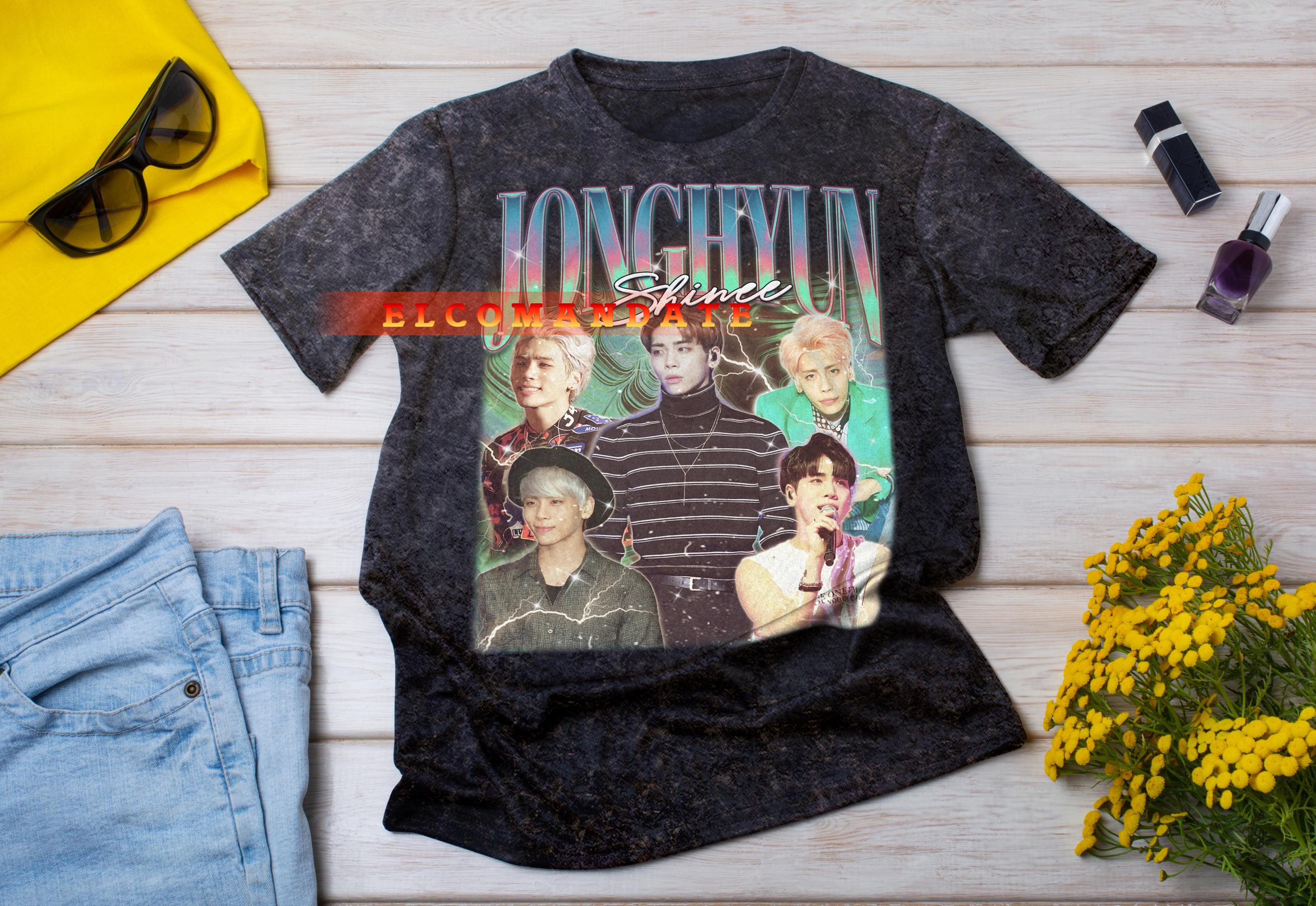 JONGHYUN Shinee Homage Shirt, Jonghyun Retro Shirt, Jonghyun 90s
