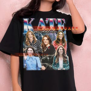 Kate Mittlerenton, Kate Mittleren Ton Hemd, Kate Mittlerenton Vintage, Prinzessin von Wales, Königsfamilie, William & Kate, Britische Krone