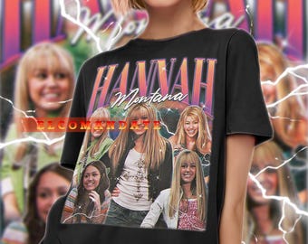 HANNAH MONTANA Shirt, Hannah Montana Vintage Shirt, Hannah Montana Retro 90s Tshirt, Hannah Montana Bootleg Tee, Hannah Montana Sweater