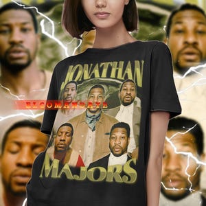 JONATHAN MAJORS Vintage Shirt,Jonathan Majors Hommage Tshirt,Jonathan Majors Retro 90er Jahre Pullover,Jonathan Majors Retro 90er Jahre Pullover