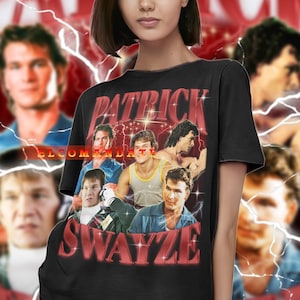 Vintage PATRICK SWAYZE Shirt, Patrick Swayze Homage Tshirt, Patrick Swayze Fan Tees, Patrick Swayze Retro 90s Sweater, Patrick Swayze Gift