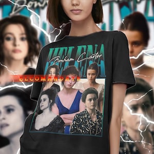 HELENA BONHAM CARTER Vintage Shirt, Helena Carter Homage Tshirt, Bonham Carter Fan Tees, Helena Carter Retro 90s, Helena  Carter Merch Gift