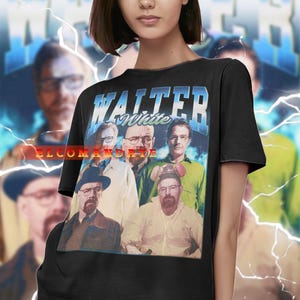 WALTER WHITE Shirt - Walter White Vintage Shirt, Walter White Retro 90s Tshirt, Walter White Bootleg Tee, Walter White Sweater