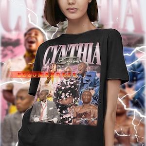 CYNTHIA ERIVO Vintage Shirt, Cynthia Erivo Homage Tshirt, Cynthia Erivo Fan Tees, Cynthia Erivo Retro 90s Sweater, Cynthia Erivo Merch Gift