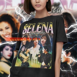 SELENA QUINTANILLA Vintage T-shirt - Selena Quintanilla Tribute Tee, Selena Quintanilla Long Sleeve Shirt, Selena Youth Tee, Kids Tee