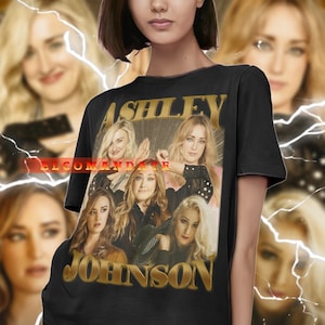 ASHLEY JOHNSON Vintage Shirt, Ashley Johnson Homage Tshirt, Ashley Johnson Fan Tees, Ashley Johnson Retro 90s Sweater, Ashley Johnson Merch