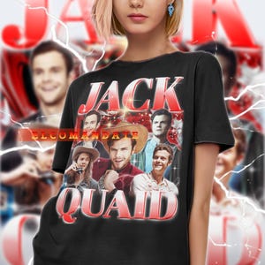 Shirt JACK QUAID, Jack Quaid vintage shirt, Jack Quaid retro jaren 90 t-shirt, Jack Quaid sweater, Jack Quaid longsleeve, Jack Quaid Vintage