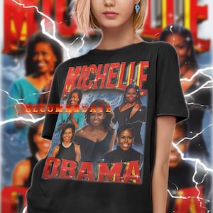 MICHELLE OBAMA Shirt, Michelle Obama Vintage Shirt, Michelle Obama Retro 90s Tshirt, Michelle Obama Sweatshirt, Michelle Obama Longsleeve