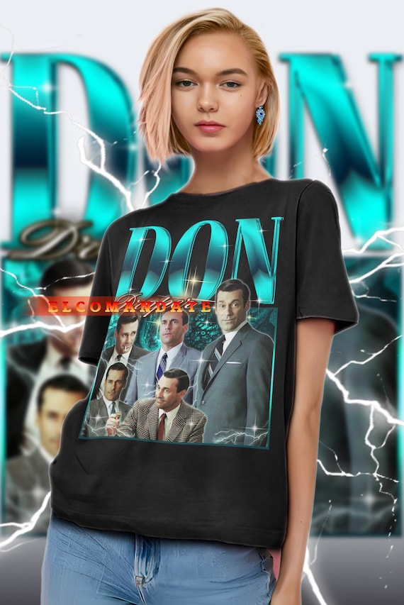 DON DRAPER Shirt, Don Draper Vintage Shirt, Don Draper Retro 90s