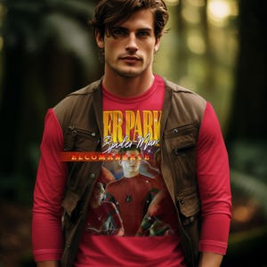 PETER PARKER Shirt, Peter Parker Vintage Shirt, Peter Parker Retro 90s Tshirt, Peter Parker Sweatshirt, Peter Parker Longsleeve Shirt image 3