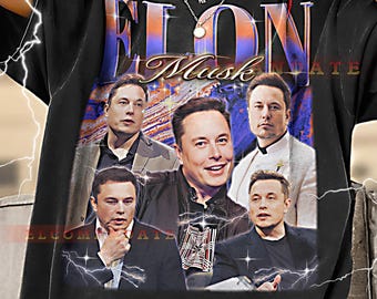 Shirt Elon Musk, retro T-shirts van Elon Musk, T-shirt Startup King, AI Rebel longsleeve, vintage trui Musk Era vintage