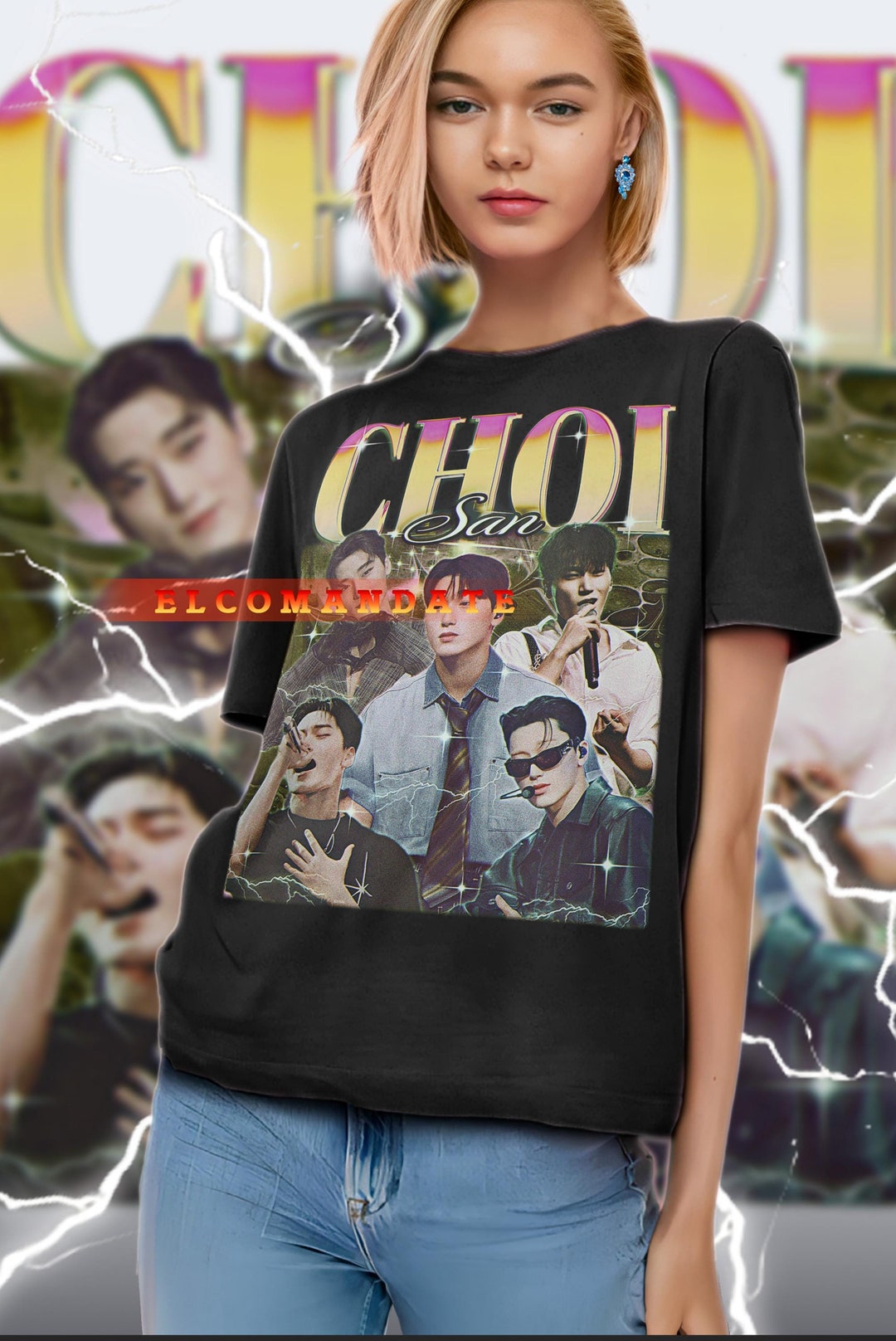 Choi San Vintage Shirt, Choi San Bootleg Tee, Choi San Retro 90s Tshirt ...